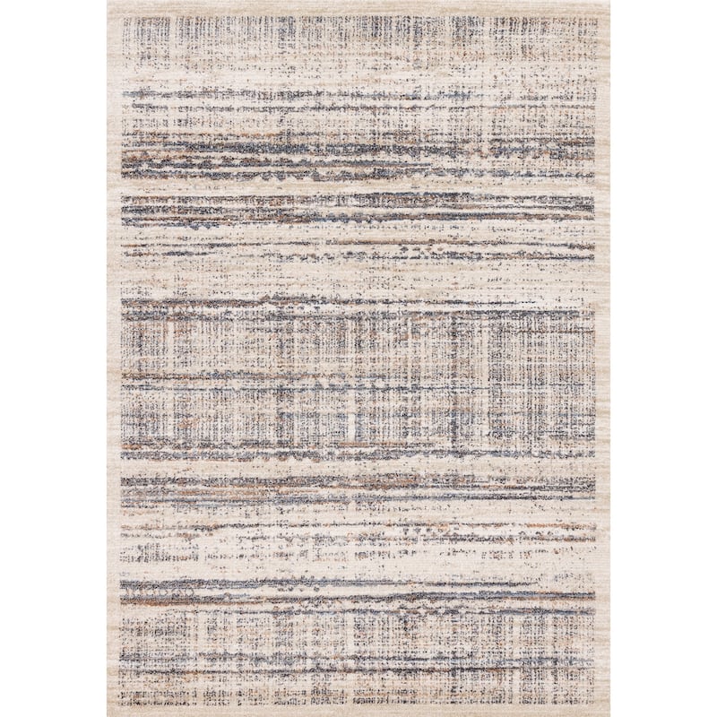 HomeRoots Abstract Modern Rectangle Area Rug - 5' X 8'