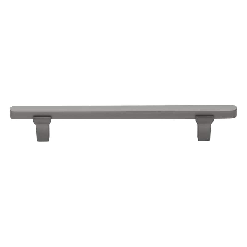 GlideRite 5 inch Center Solid Flat Bar Pull Cabinet Hardware Handle, 4842-128-GPH