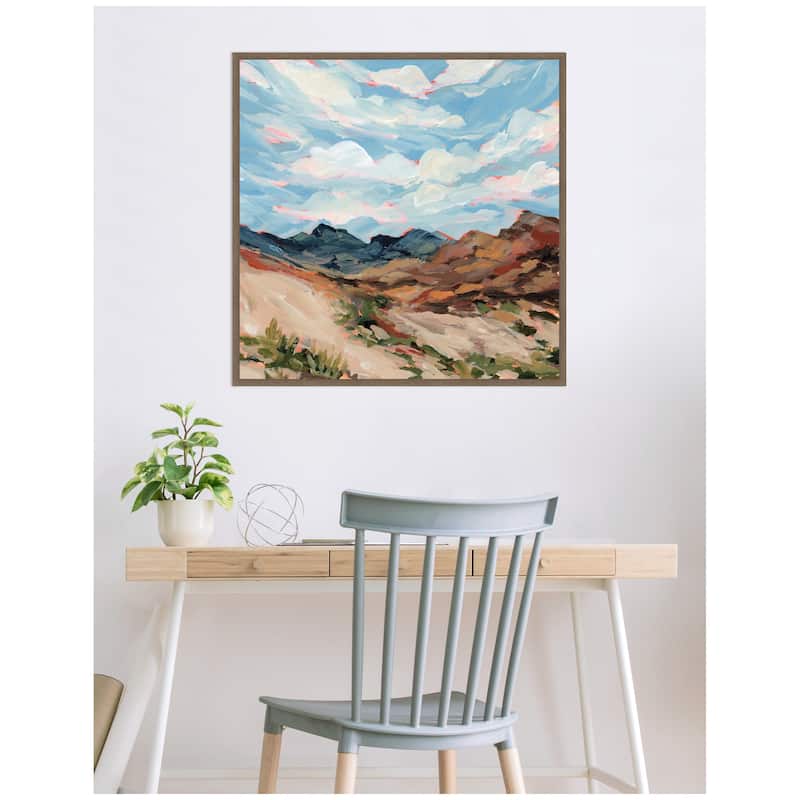 Kate and Laurel Nevada by Emily Kenney Framed Canvas Wall Art Print