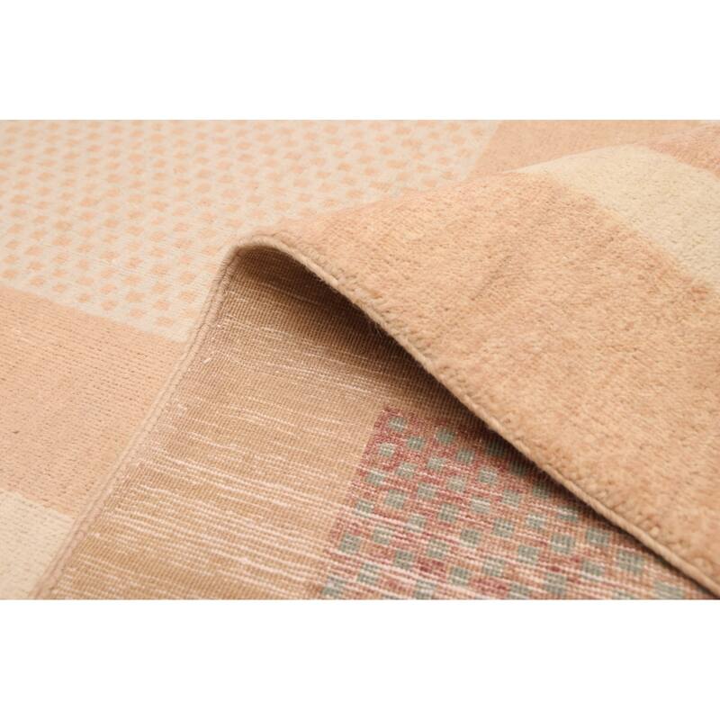 ECARPETGALLERY Hand-knotted Peshawar Ziegler Tan Wool Rug - 8'0 x 10'5