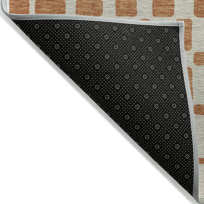 Machine Washable Indoor/ Outdoor Chantille Geo Contemporary Rug
