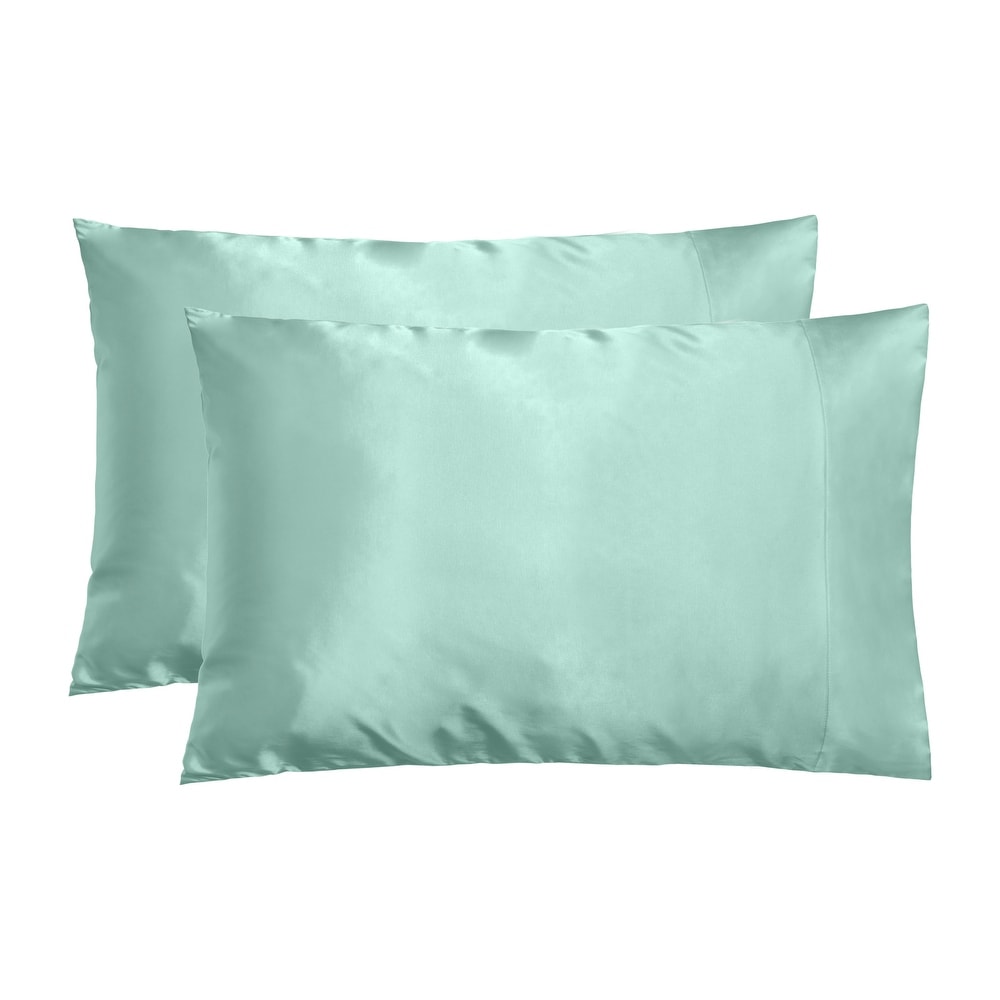 Green Satin Pillowcases Bed Bath Beyond
