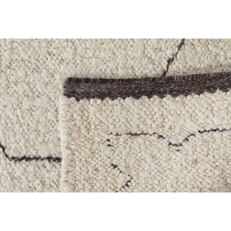 Terra by Obeetee Farah Course White Rug