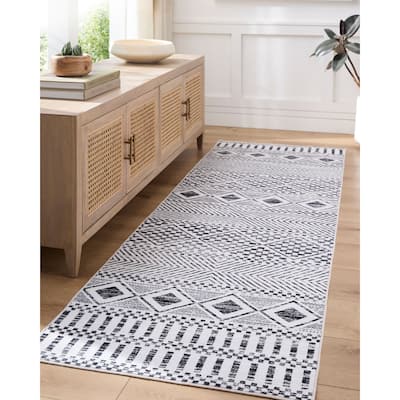 Livabliss Scandinavian Lavable Tribal Washable Area Rug