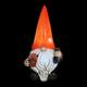 Exhart Solar Red Hat Garden Gnome With Flowers and Trowel Statuary, 6.5 by 12.5 Inch