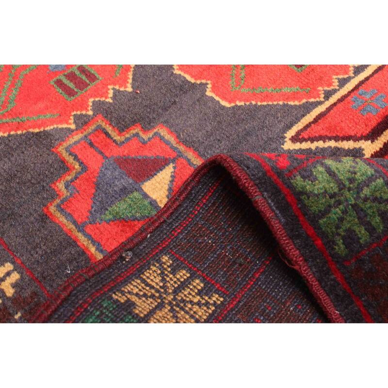 ECARPETGALLERY Hand-knotted Teimani Dark Grey Wool Rug - 3'6 x 6'3