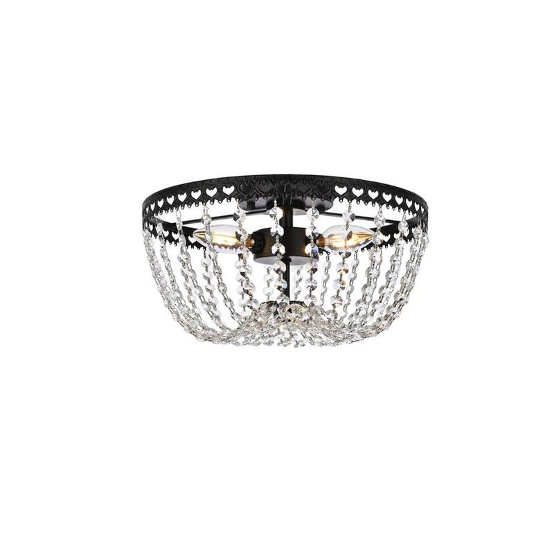 Kaden Flush Mount - 12 inch - Black