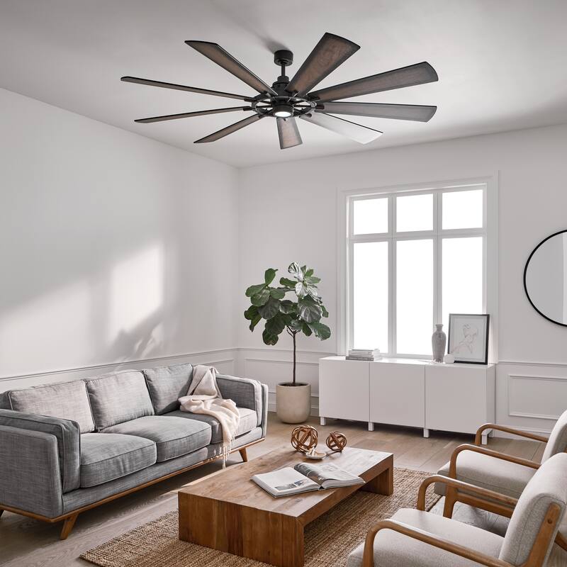 Gentry XL 85-inch LED Ceiling Fan (3-finish options)