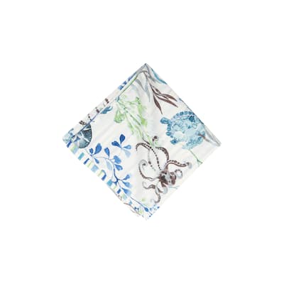 Crescent Bay Reversible Nautical Beach Napkin Set of 6 - Set of 6