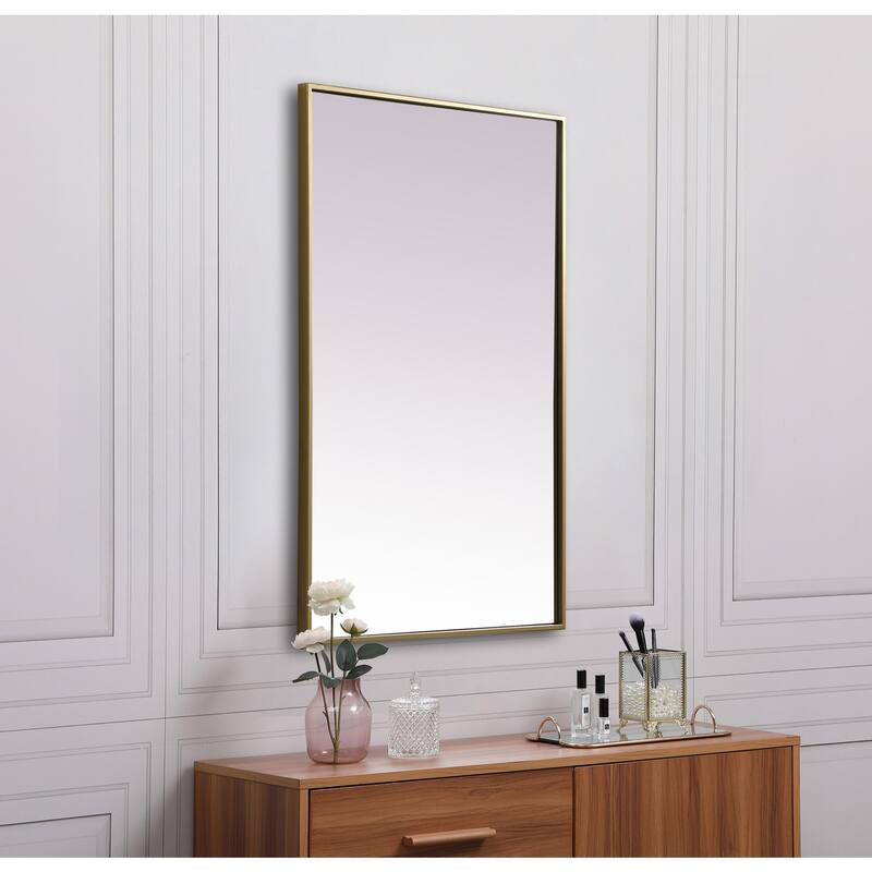 Elegant Lighting MR42436 Eternity 24" W x 36" H Modern Rectangular