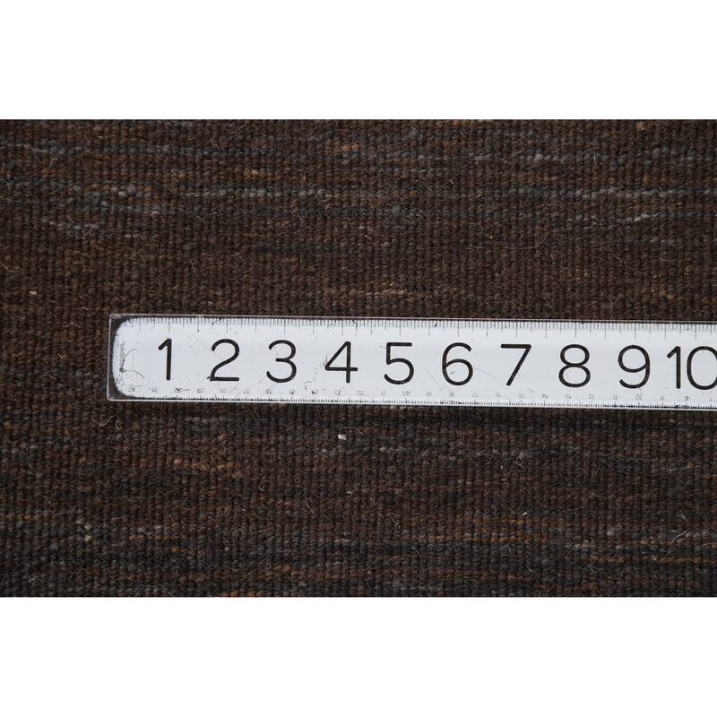 Hand Knotted Oriental 100% Wool Carpet Tribal Stripe Multi-Colored Gabbeh Area Rug - 5' 9'' X 4' 1''