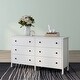 preview thumbnail 10 of 19, DH BASIC Transitional 53-inch Wide 6-Drawer Neutral Youth Dresser by Denhour