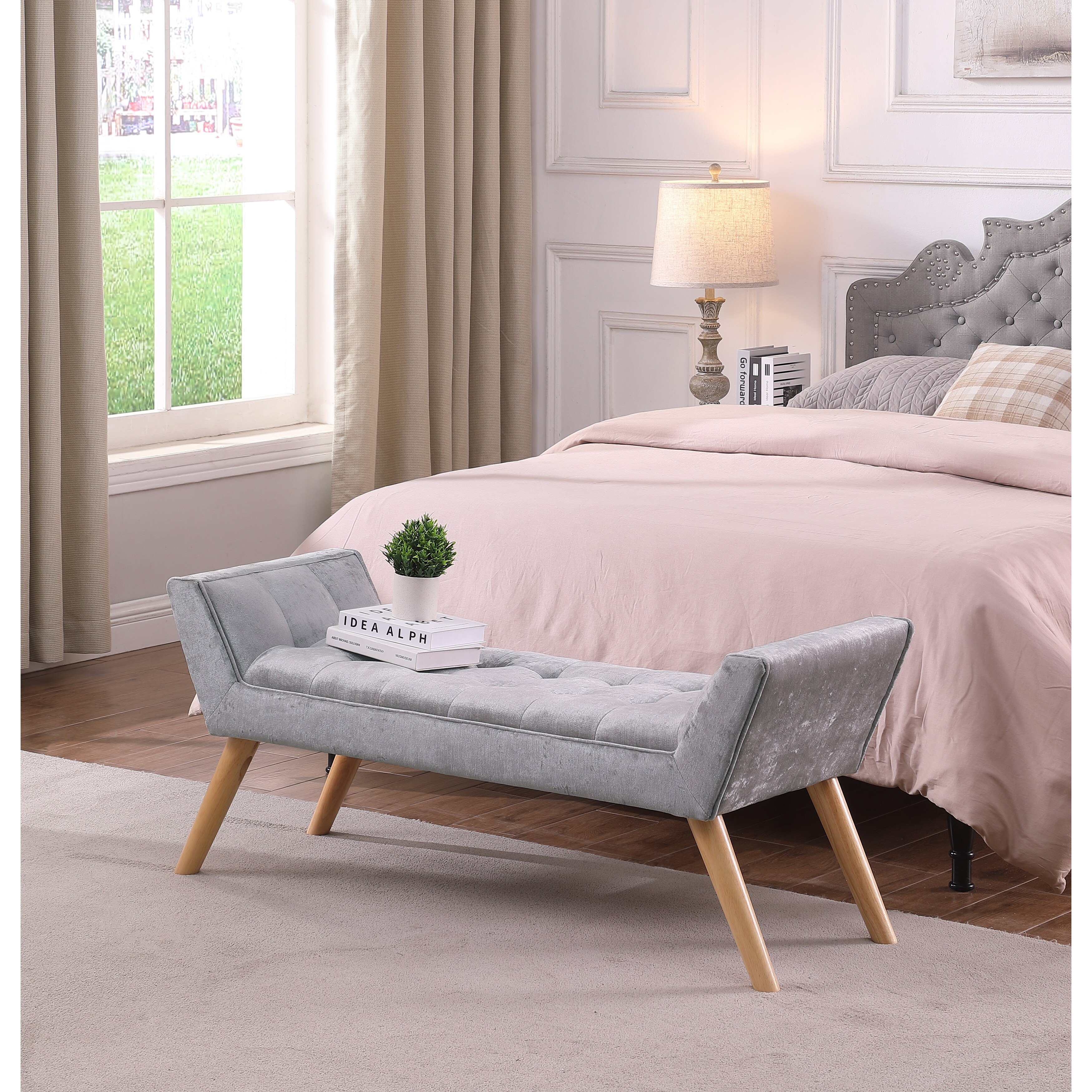 Bench that goes best sale at end of bed