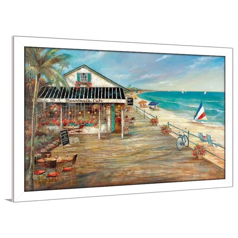 "Boardwalk Cafe" by Ruane Manning Print on Acrylic