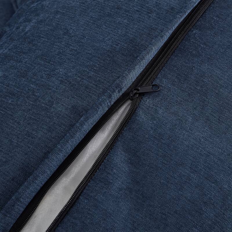 Modular Sectional Sofa, Convertible U Shaped Sofa Couch Set with Storage Ottoman and Double-Layer Cushion