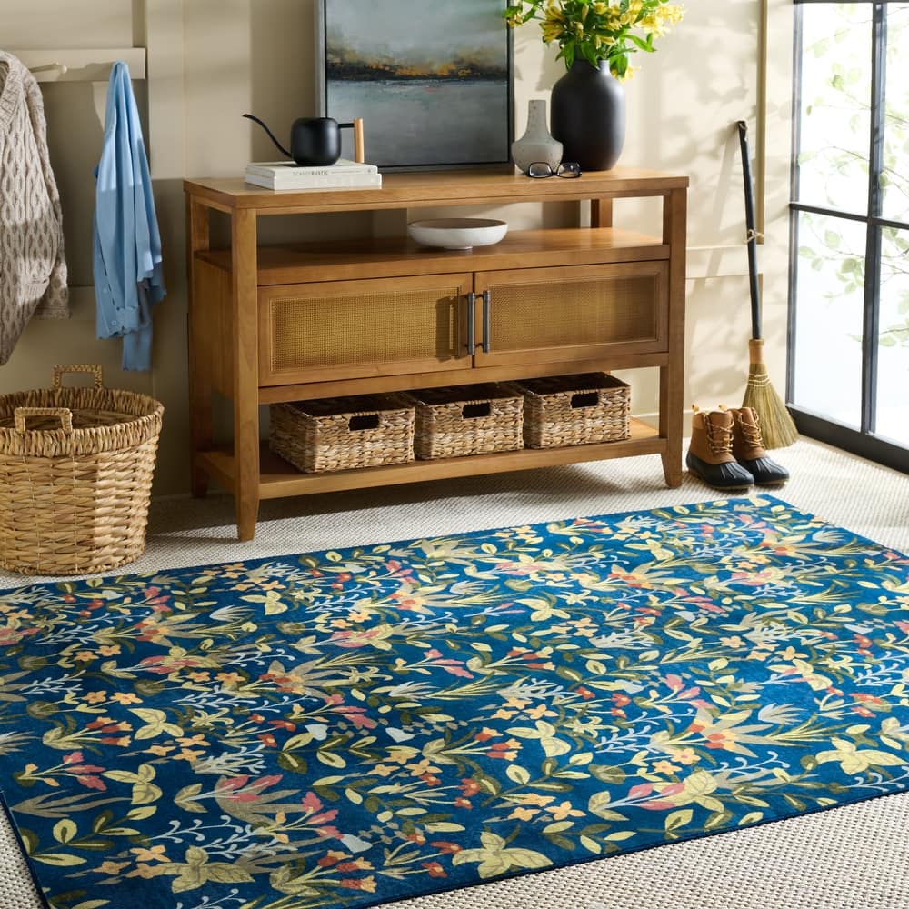 Martha Stewart Kathrin Machine Washable & Slip Resistant Rug