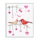 preview thumbnail 10 of 23, Stupell Be Mine Cardinals Framed Giclee Art Design By Melissa Hyatt 11 x 14 - White
