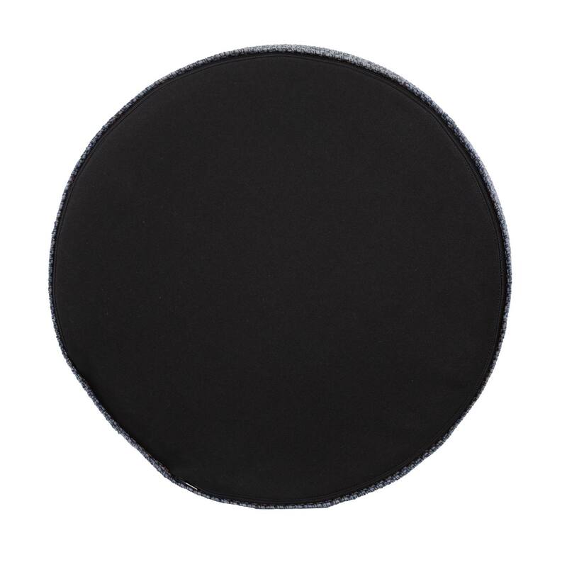 Allan Andrews No Tip Cylinder Ottoman with Cover, Panama Collection