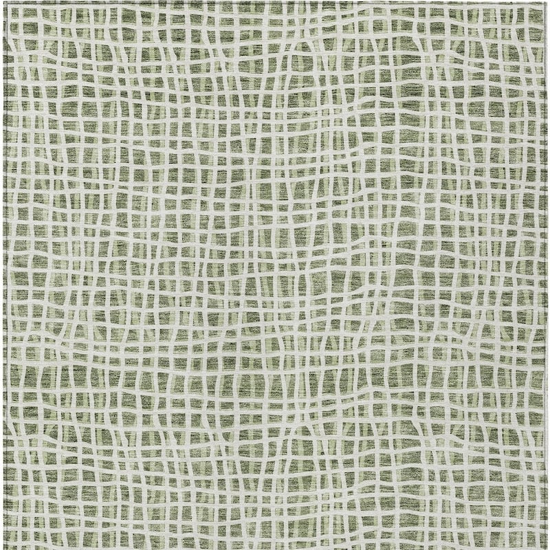 HomeRoots Striped Transitional Rectangle Outdoor Rug