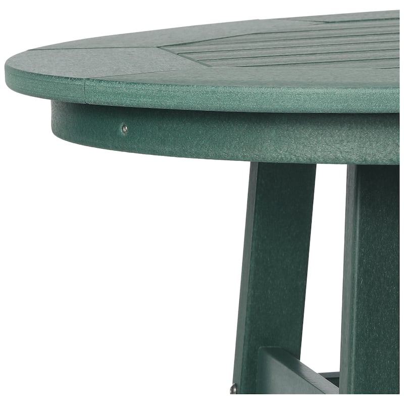 Polytrends Laguna Hdpe All Weather Outdoor Patio 35" Round Counter Table