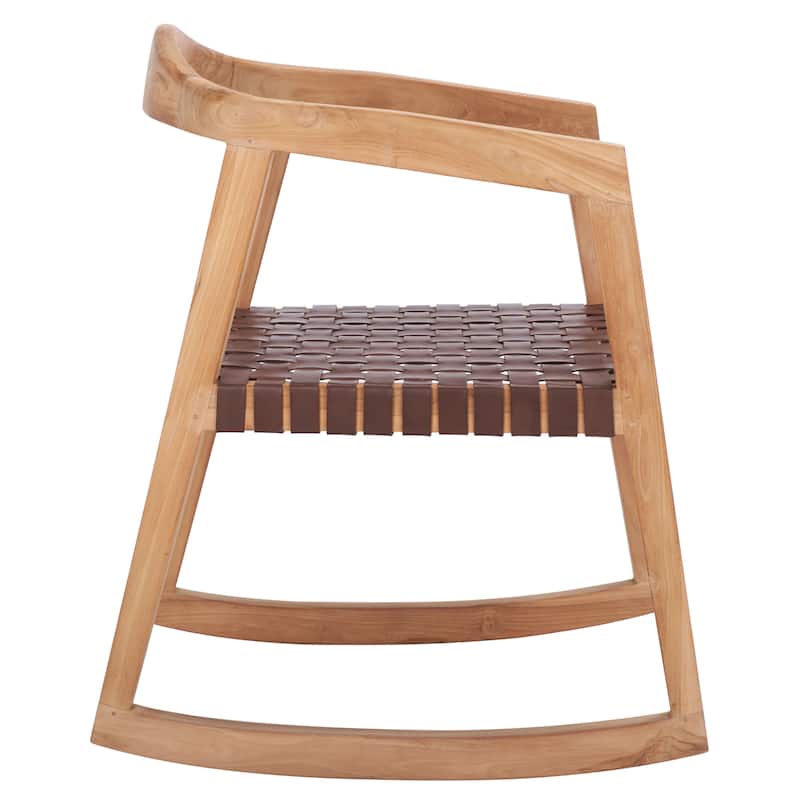 SAFAVIEH Hazelle Rocking Dining Chair - 23" W x 26" D x 33" H - 23Wx26Dx33H
