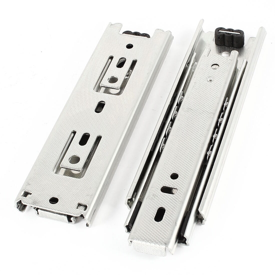 Shop 2pcs Side Mounted Full Extension Drawer Slides Track 150mm X