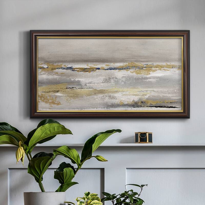 Golden Fog Premium Framed Canvas- Ready to Hang