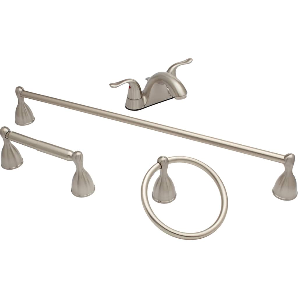 PROFLO PFBKIT01 4 Piece Bathroom Faucet Package with 24" Single Towel