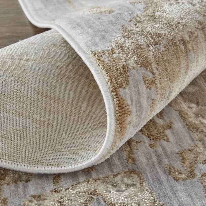 Power Loomed Distressed Abstract Area Rug - 8' x 10'