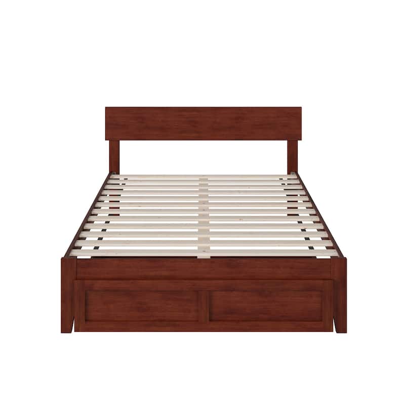 AFI Boston Platform Bed with Foot Drawer