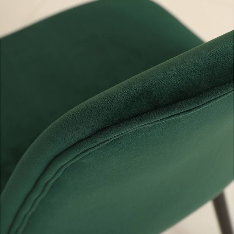 Roundhill Furniture Lassan Contemporary Fabric Upholstered Dining Chairs (Set of 4)