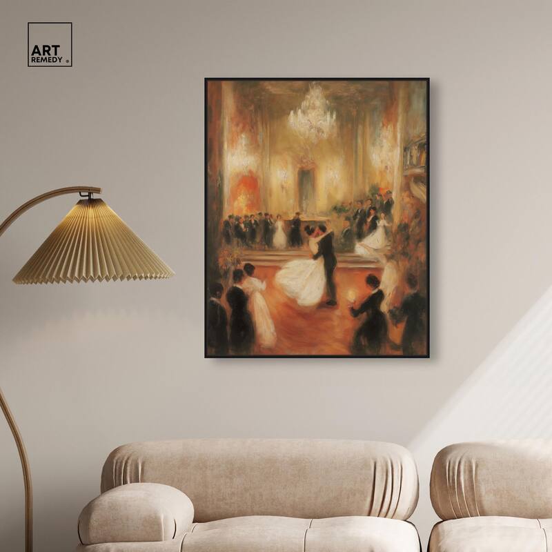 Ballroom Dance Canvas by Art Remedy