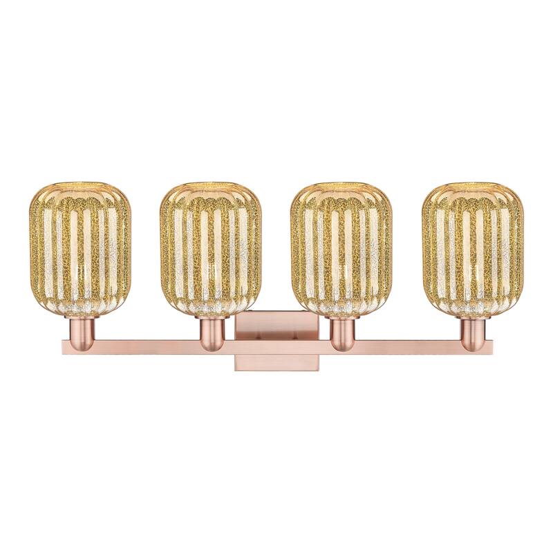 Innovations Lighting Downtown Urban - Preston - 4 Light 36" Jar Shade Bath Vanity Light