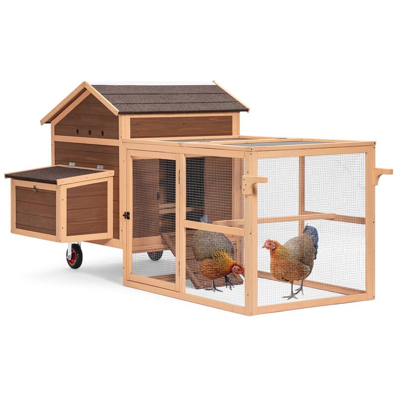 Chicken Coop with Wheels and handrails Bed Bath & Beyond 38253706