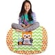 preview thumbnail 155 of 187, Kids Bean Bag Chair Cover Stuffed Animal Storage or Toy Organizer