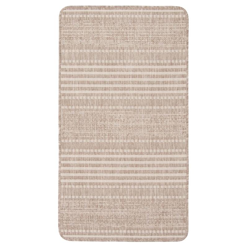 ECARPETGALLERY Cabana Indoor/ Outdoor Rug - 2'2 x 3'11 - Taupe