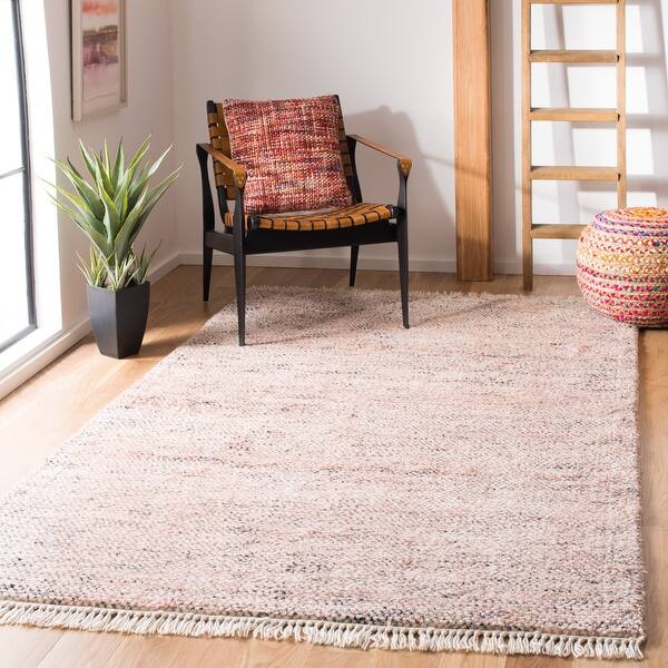 Shop Safavieh Handmade Casablanca Shag Tribal Red Wool Rug On Sale Overstock 27982865