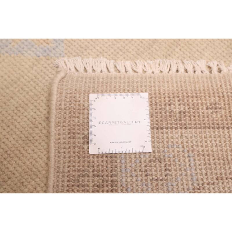 ECARPETGALLERY Hand-knotted Jules Serapi Ivory Wool Rug - 2'8 x 14'9