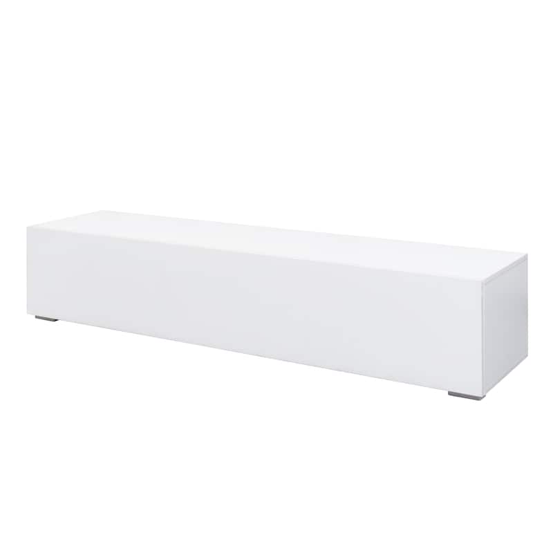 GDF Studio - Jake Modern Wall-Mounted Entertainment Center with Storage Cabinets - 62.99