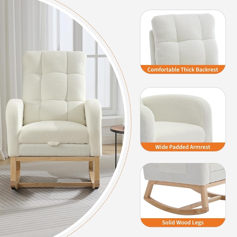 Modern Nursery Rocking Chair