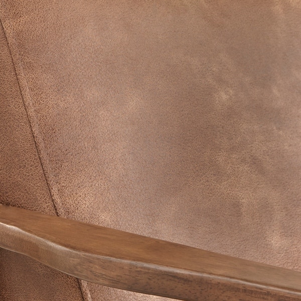 Simple Living Bianca Camel Brown Chair Ottoman Set On Sale Overstock 28056584 Camel Brown