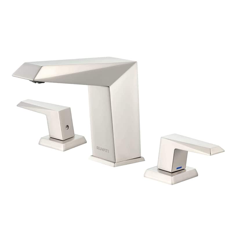 Ruvati Tropea Two Handle Widespread Bathroom Faucet in Brushed Nickel - RVF5231BN - 7'6" x 9'6"