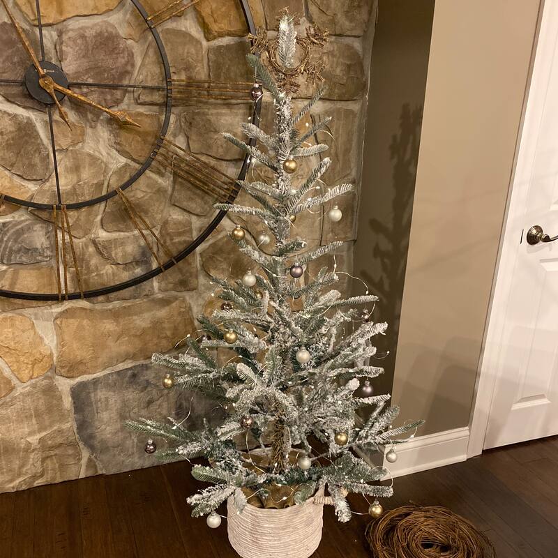 4.5' Noble Fir Artificial Christmas Tree Unlit.