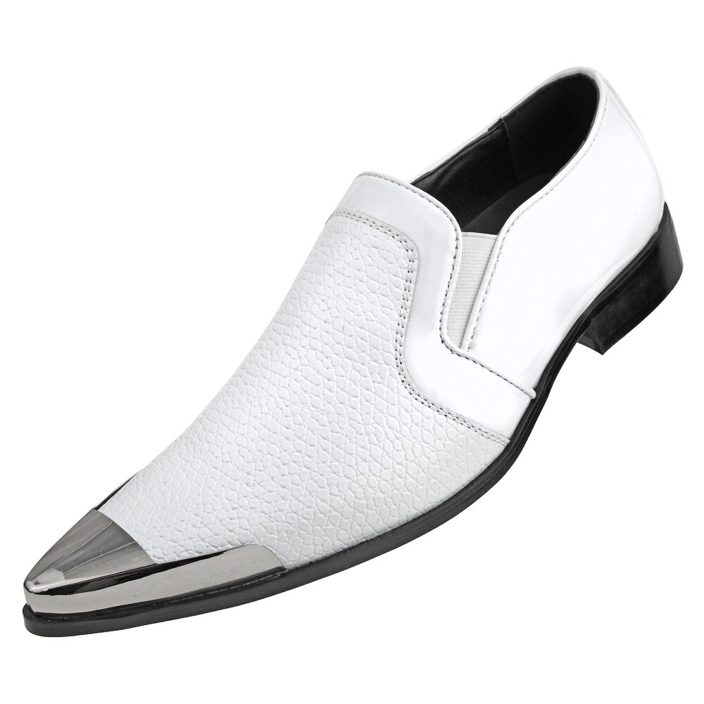 white mens dress shoes