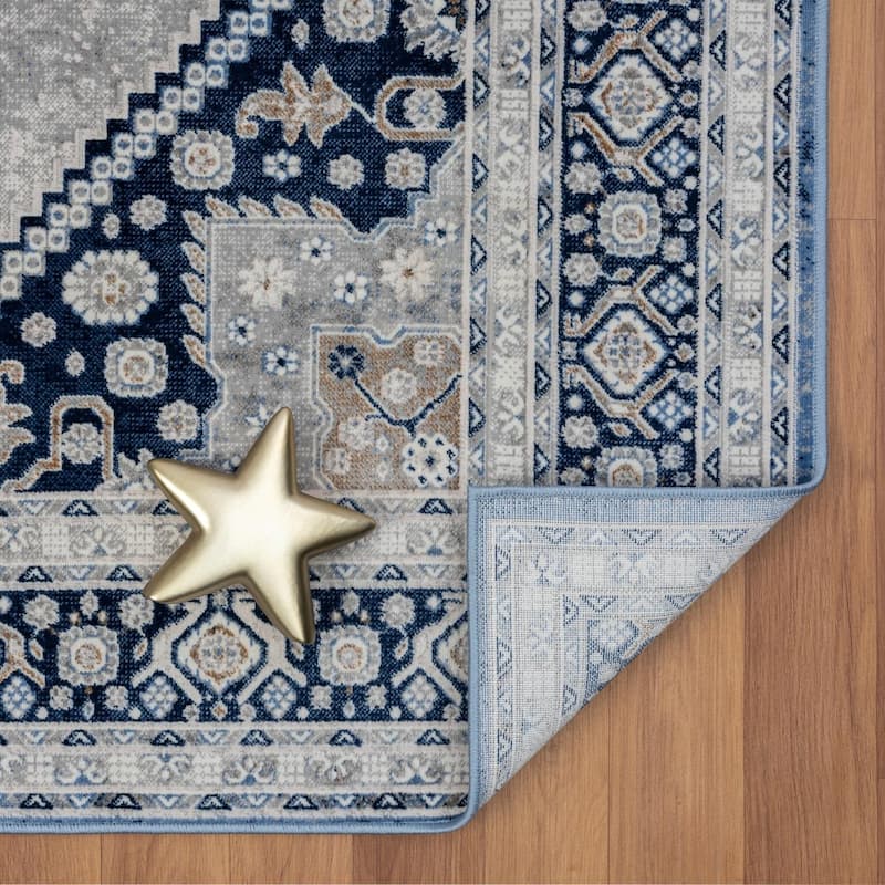 Luxe Weavers Oriental Medallion Area Rug, Medium Pile Carpet