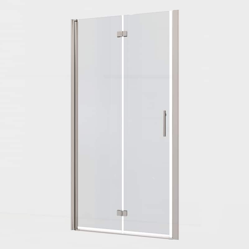 Versatile Universal Pivot Shower Door with Advanced Tempered Glass Finish