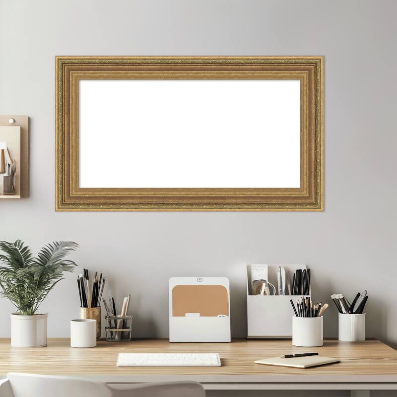 Elliot Gold Framed Dry Erase Magnetic Board