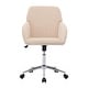 preview thumbnail 5 of 20, Home Office Chair with Back and Wheels, Ergonomic Swivel Study Desk Chair, Adjustable Height Computer Task Chair - N/A