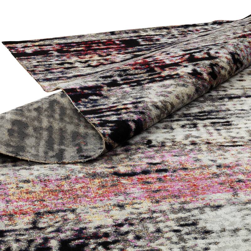Porch & Den Polsky Granite / Sunset Abstract Indoor/Outdoor Area Rug