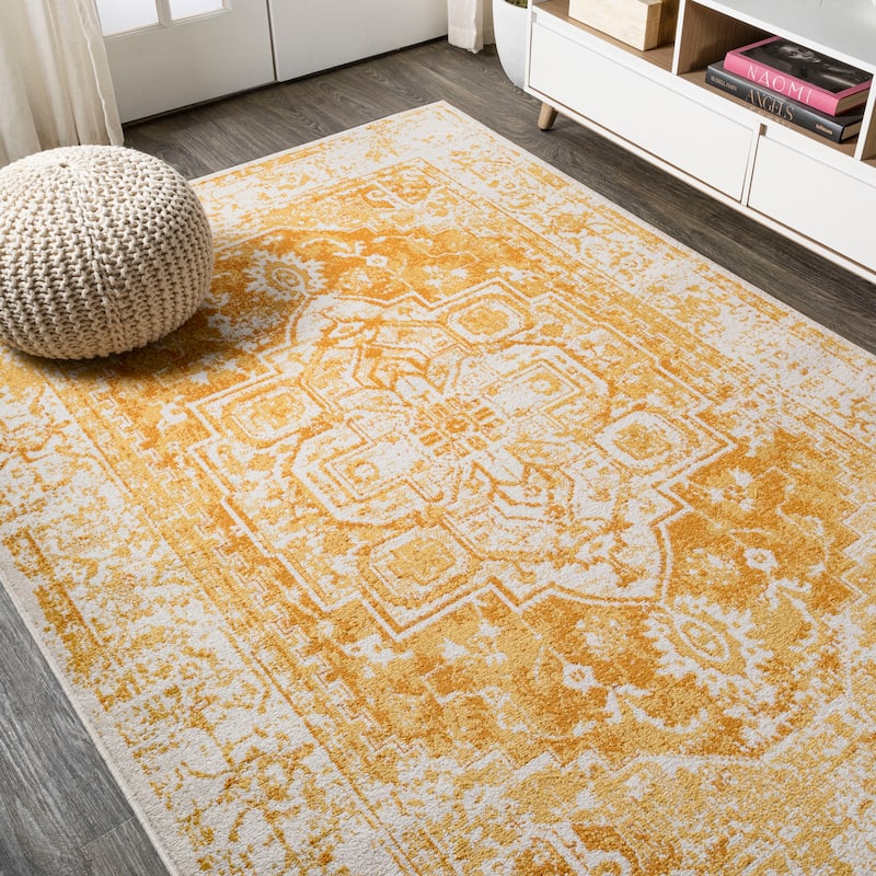 JONATHAN Y Izil Bohemian Ornate Medallion Area Rug